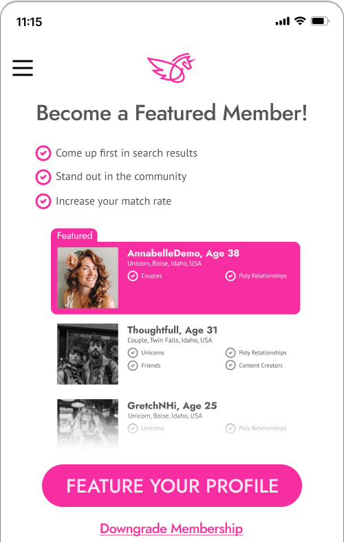 Feature Your Profile